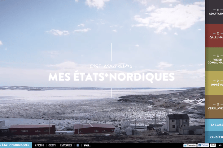 MES ETATS*NORDIQUES website preview